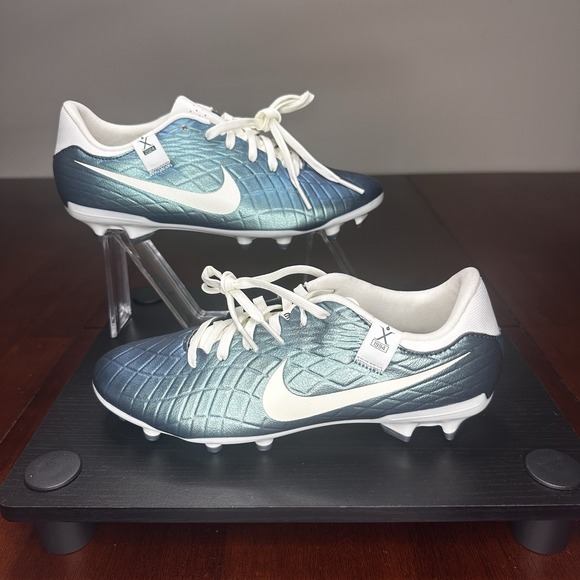 Nike Tiempo Legend 10 Pro FG Teal Soccer Cleats FQ3248-300 Men's 6.5 NWOB - Picture 1 of 8